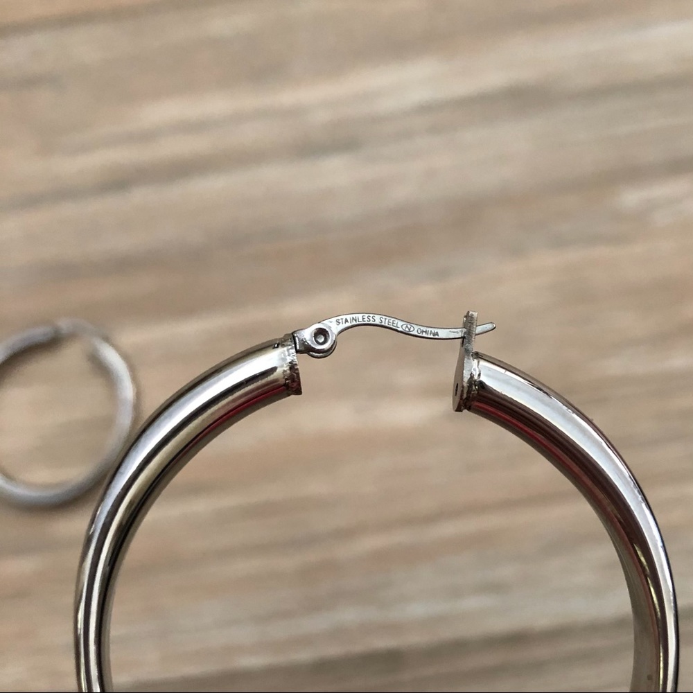 Tube Hoop Earrings - Picture 6 of 6